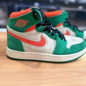 Nike Green and Orange Women's Sneakers